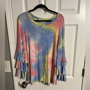 ODDY -  tie dye top - 2X